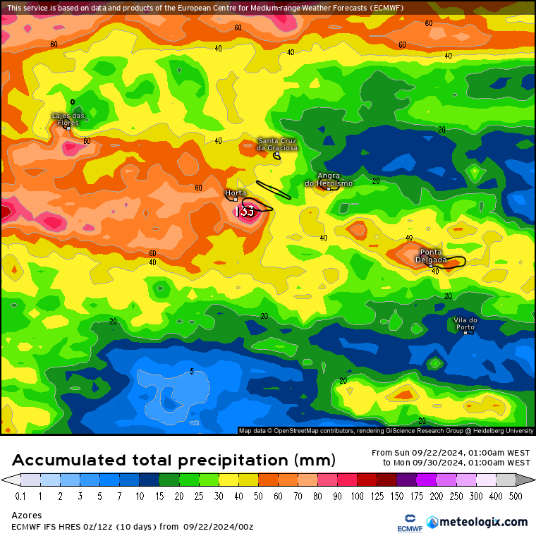 O tempo pelo mundo - Chuvas fortes no Sul de França e Itália nesta segunda, 23 setembro, ciclone tropical a caminho da Florida, e incêndios com temperaturas recorde na América do Sul... Chuva forte nos Açores