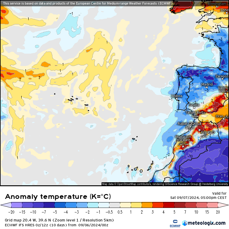 Tempo no Sábado, 7 de Setembro 2024 - Baixa pressão atmosférica, e uma frente - Saiba como estará o tempo na sua região - Previsão Completa Anomalia de temperaturas - Sábado, 7 de Setembro