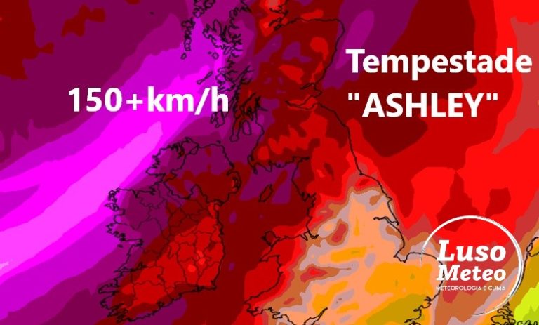 Poderosa tempestade Ashley afeta as Ilhas Britânicas entre sábado e domingo 19-20 de outubro – previsão e efeitos (indiretos) em Portugal! Poderosa tempestade Ashley afeta as Ilhas Britânicas entre sábado e domingo 19-20 de outubro - previsão e efeitos (indiretos) em Portugal!