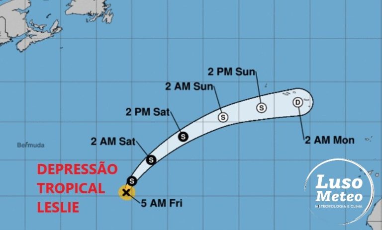 Tempo no domingo, 13 de outubro – Sol espreita em Portugal Continental, tempestade Leslie com alguns efeitos nos Açores – saiba a previsão, e o que esperar nos dias seguintes Tempo no domingo, 13 de outubro - Sol espreita em Portugal Continental, tempestade Leslie com alguns efeitos nos Açores - saiba a previsão, e o que esperar nos dias seguintes