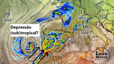 Tempo no sábado, 12 de outubro - Continuam os aguaceiros e trovoadas devido a uma depressão a sudoeste - saiba a previsão para a sua região!
