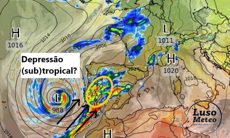 Tempo no sábado, 12 de outubro - Continuam os aguaceiros e trovoadas devido a uma depressão a sudoeste - saiba a previsão para a sua região!
