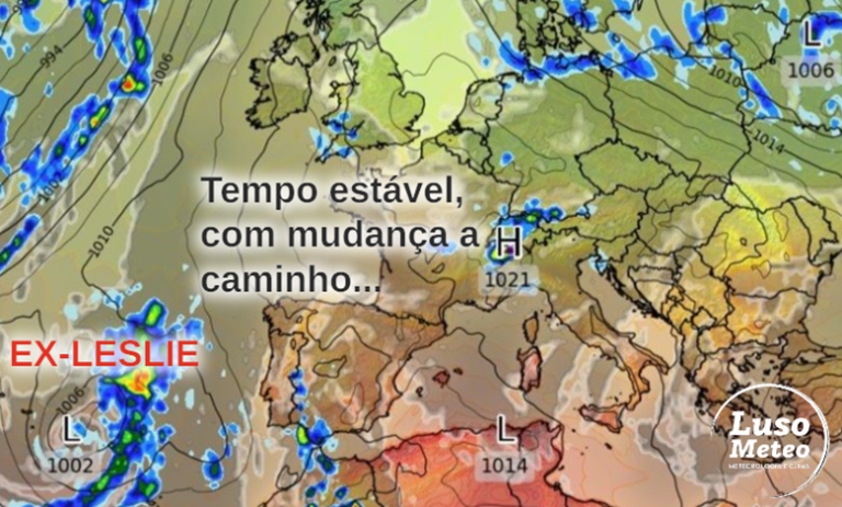 Tempo na segunda, 14 de outubro – um dia de mais sol, antes de uma nova mudança (significativa!) – saiba a nossa previsão completa! Tempo na segunda, 14 de outubro - um dia de mais sol, antes de uma nova mudança (significativa!) - saiba a nossa previsão completa!