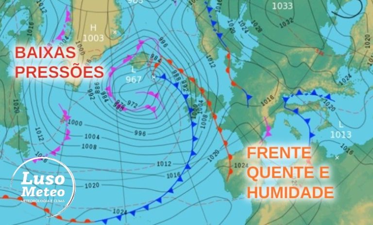 Tempo na sexta, 18 de outubro – Efeitos de uma frente quente, com muita humidade – saiba a previsão completa e o que esperar nos dias seguintes! Tempo na sexta, 18 de outubro - Efeitos de uma frente quente, com muita humidade - saiba a previsão completa e o que esperar nos dias seguintes!