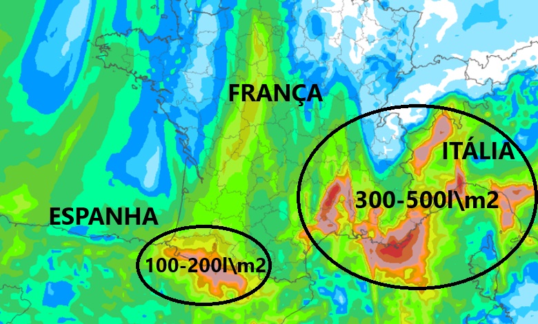 Tempestade em França e Itália no final desta semana - 25 a 27 de outubro - Inundações de grande dimensão esperadas, novamente - saiba também o efeito desta depressão em Portugal Tempestade em França e Itália no final desta semana - 25 a 27 de outubro - Inundações de grande dimensão esperadas, novamente - saiba também o efeito desta depressão em Portugal