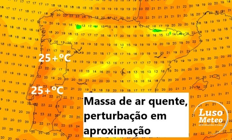 Tempo no domingo, 3 de novembro - Tempo bem quente, "melhor" que muitos dias de Verão, mas aproxima-se uma perturbação - novembro começa "estranho" - saiba a nossa previsão completa!