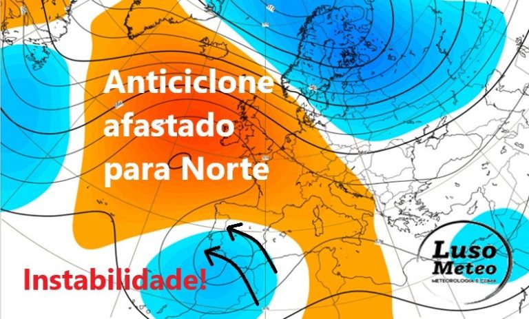 Tempo esta semana - 28 de outubro a 3 de novembro - Chuva e trovoada possíveis devido a uma depressão estacionária - Mudança significativa no final da semana? Saiba a nossa previsão completa!