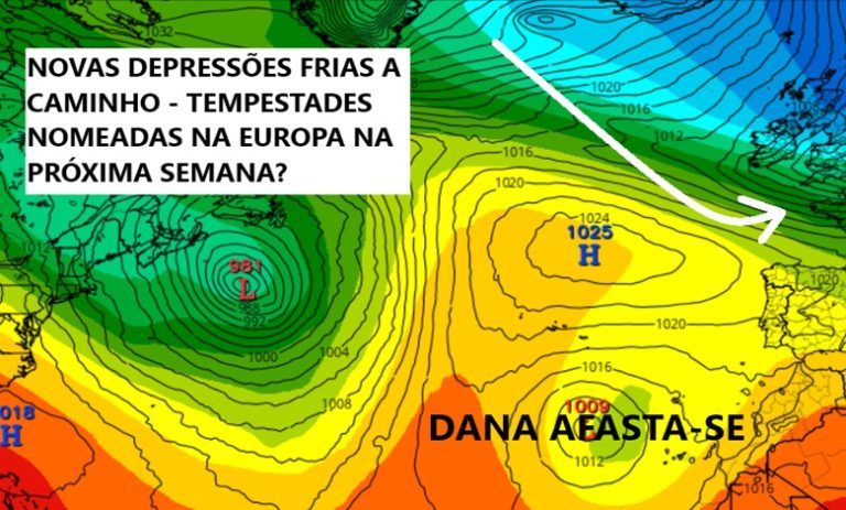 Tempo no domingo, 17 de novembro - Anticiclone de regresso, Primavera em Novembro?! Mas será temporário, há mais depressões a caminho! Previsão completa!