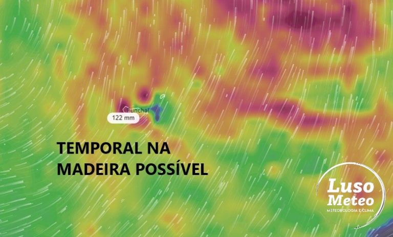 Temporal na Madeira - sexta e sábado, 15-16 de novembro de 2024 - DANA afeta o arquipélago da Madeira, saiba a previsão completa!