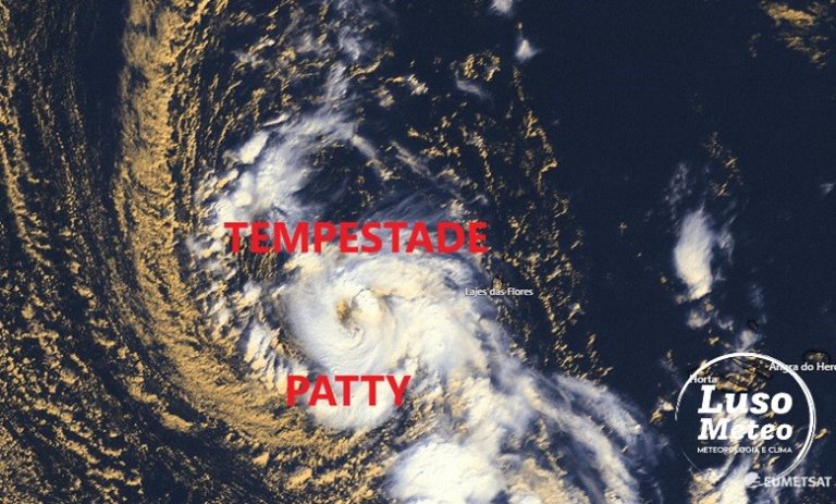Tempestade Patty - depressão sub-tropical com efeitos em Portugal Continental e Açores entre dias 2 e 4 de novembro - saiba tudo com o que contar!