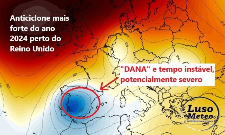 Tempo esta semana - 11 a 17 de novembro - Tempo instável e frio a chegar devido a uma depressão, depois do São Martinho - saiba a previsão completa!