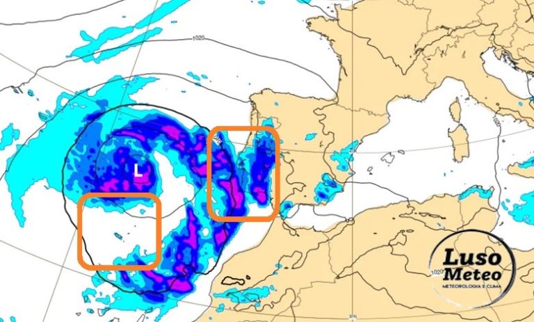 Tempo na sexta, 15 de novembro - O dia mais instável em Portugal devido a esta "DANA" - Mau tempo também na Madeira - Veja como pode estar na sua região!