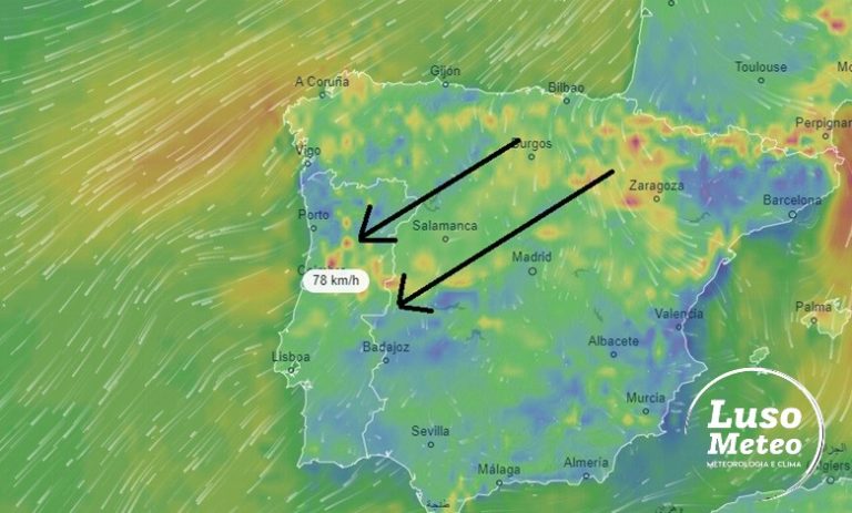 Tempo na terça, 12 de novembro - Bastante vento, temperaturas descem, e começa a notar-se uma mudança - saiba as nossas previsões completas!