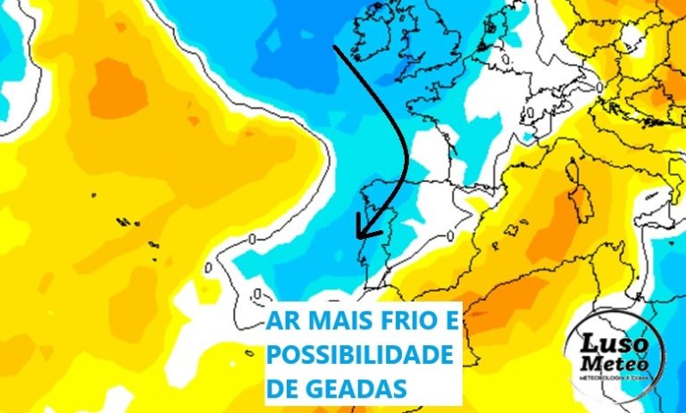 Tempo na terça, 26 de novembro - Mais frio, pode haver geada localmente, mas o sol vai aparecer... saiba com o que contar e informação para os dias seguintes!