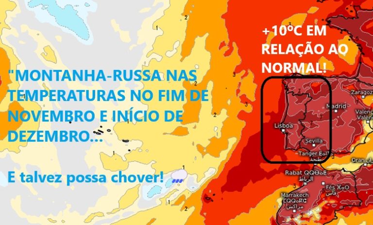 Tempo em modo “montanha-russa” – semana termina com temperaturas mais próximas dos 30ºC no sul da Península Ibérica… Será que pode vir chuva depois? Saiba a nossa previsão! Tempo em modo "montanha-russa" - semana termina com temperaturas mais próximas dos 30ºC no sul da Península Ibérica... Será que pode vir chuva depois? Saiba a nossa previsão!