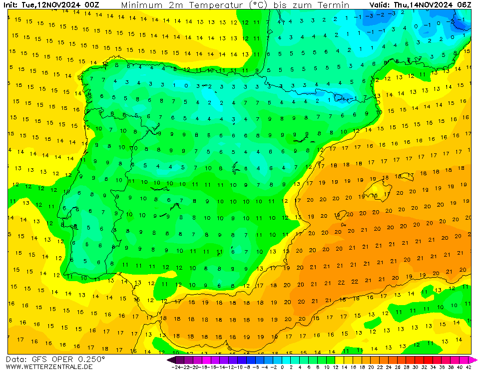 Tempo na quinta, 14 de novembro - Depressão traz muita chuva, trovoada e bastante vento - saiba como estará o tempo na sua região! Temperaturas previstas nesta quinta-feira 14 novembro - previsão GFS