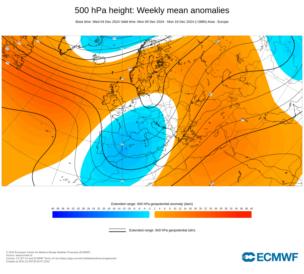 Tempestade Darragh - Violenta tempestade afeta as ilhas Britânicas entre sexta e sábado (6-7 dezembro), e mudará por completo o tempo na Europa, incluindo Portugal - saiba os detalhes! Tempo mais seco e frio, ou mais chuvoso e ameno? Período 9 a 16 de dezembro algo incerto!
