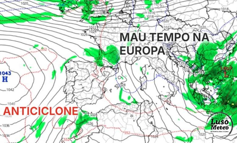 Tempo no sábado, 21 de dezembro de 2024 - Muito frio durante a noite em Portugal, tempestades em vários pontos da Europa - saiba como estará na sua região!