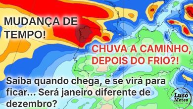 Tempo esta semana - 30 de dezembro a 5 de janeiro 2025 - Mudança drástica do tempo pode estar a caminho, à medida que a chuva começa a espreitar esta semana... Saiba a nossa previsão completa!