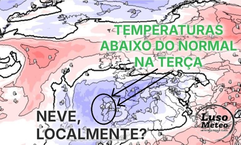 Tempo na terça, 10 de dezembro - Será que poderemos ver neve em alguns locais de Portugal? Saiba a nossa previsão completa!