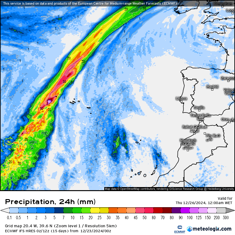 Tempo na quarta, 25 de dezembro - Dia com sol... mas não será para todos! Saiba em que regiões são esperados nevoeiros e nebulosidade! Precipitação acumulada prevista, e anomalia de temperatura para este dia 25 de dezembro, dia de Natal!