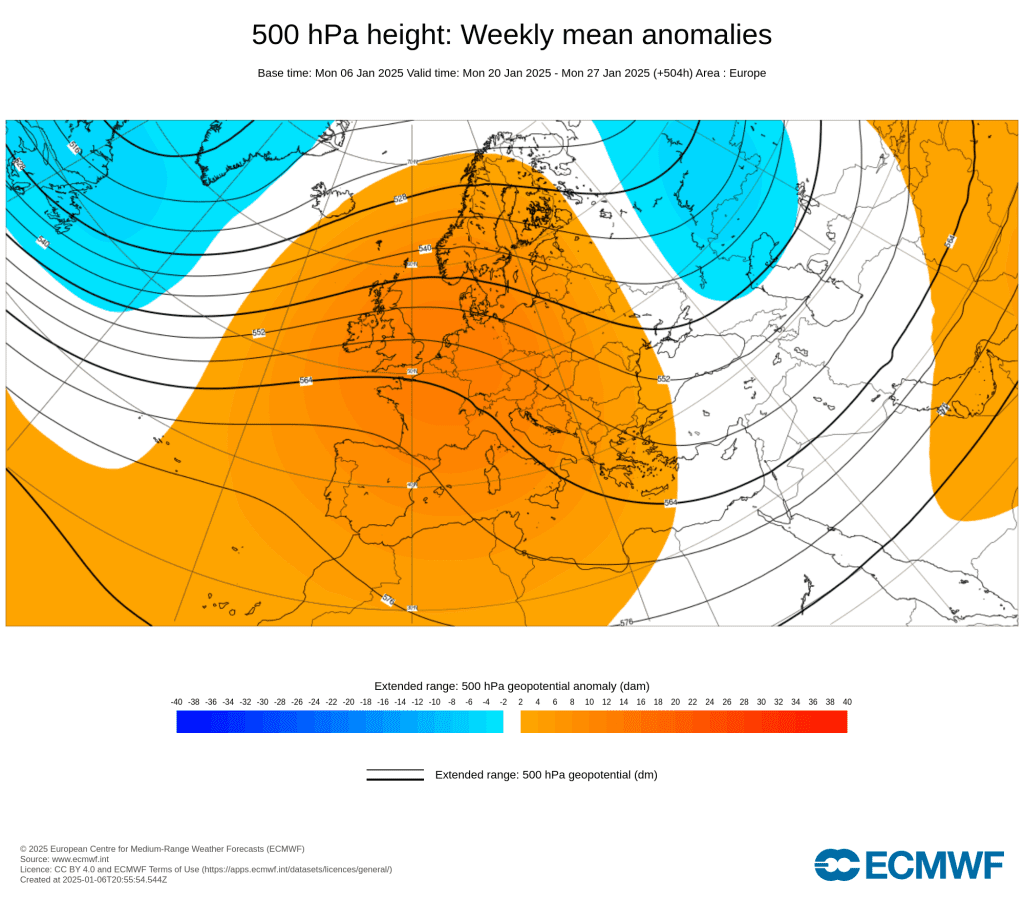 Tempo na quinta, 9 de janeiro de 2025 - "Disparam as temperaturas", mas ainda chove em algumas regiões - saiba a previsão completa! ECMWF com previsão de anticiclone para o final de janeiro - mês muito seco após 2 depressões?