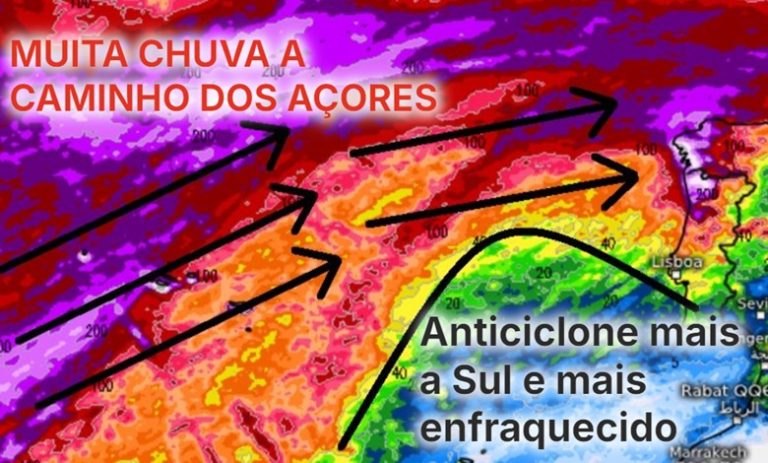 Muita chuva nos Açores e possibilidade de cheias nos primeiros 15 dias de janeiro, com anticiclone afastado, seca na Madeira? – saiba toda a informação! Muita chuva nos Açores e possibilidade de cheias nos primeiros 15 dias de janeiro, com anticiclone afastado, seca na Madeira? - saiba toda a informação!