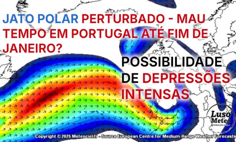 Jato polar perturbado – Muita chuva, vento e possíveis tempestades até fim de janeiro 2025! – Informação meteorológica especial! Jato polar perturbado - Muita chuva, vento e possíveis tempestades até fim de janeiro 2025! - Informação meteorológica especial!
