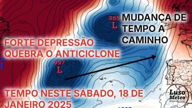 Tempo no sábado, 18 de janeiro de 2025 - Chuva aproxima-se? Anticiclone afastado e frágil levará a uma mudança gradual do tempo - saiba como estará este dia na sua região!