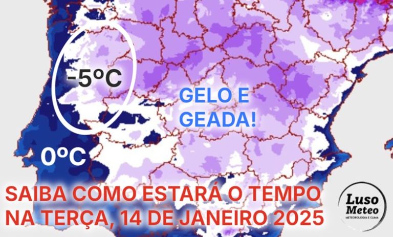 Tempo na terça, 14 de janeiro de 2025 – Temperaturas podem chegar a 5 graus negativos! Saiba quais as regiões com mais frio, e mais detalhes! Tempo na terça, 14 de janeiro de 2025 - Temperaturas podem chegar a 5 graus negativos! Saiba quais as regiões com mais frio, e mais detalhes!
