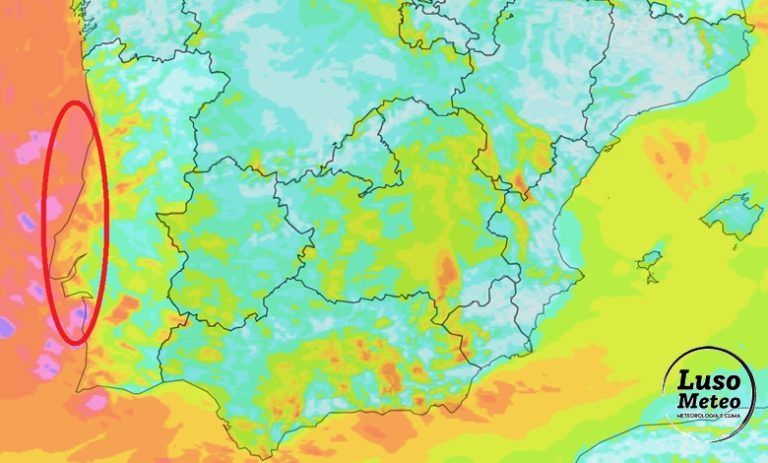Anticiclone provoca vento muito forte - litoral com vendaval de Norte, que em Espanha pode mesmo chegar a 150km/h - saiba os detalhes!