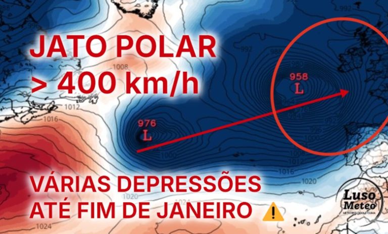 O que se passa com o jato polar? Com ventos acima de 400km/h, alimentará várias tempestades até ao fim de janeiro de 2025 – informação atualizada O que se passa com o jato polar? Com ventos acima de 400km/h, alimentará várias tempestades até ao fim de janeiro de 2025 - informação atualizada