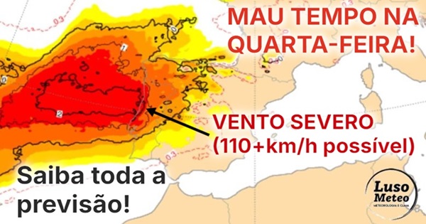 Mau Tempo em Portugal: Previsões e Riscos para os Próximos Dias