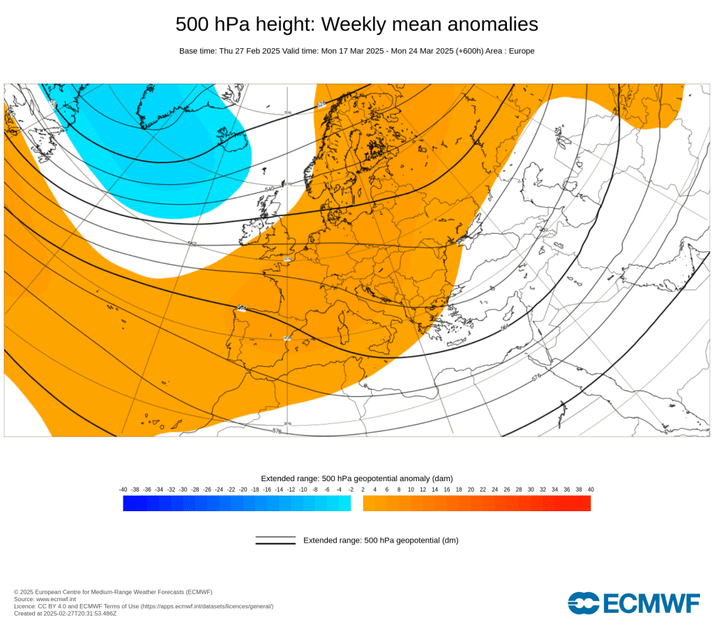 March 17-24 - ECMWF forecast with greater stability - Spring, or just something misleading, temporary?