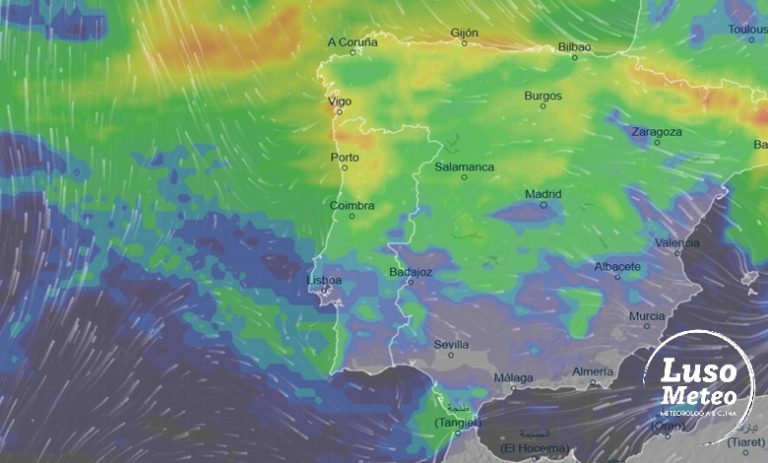 Chuva forte, vento e até possibilidade de trovoada chegam já hoje à noite, de 6 para 7 de fevereiro - saiba onde choverá mais!
