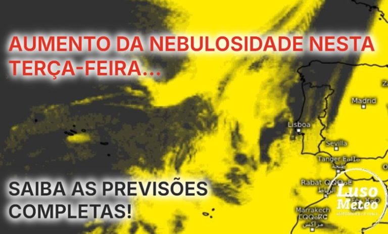 Tempo na terça, 4 de fevereiro de 2025 - regressam as nuvens nesta semana de tempo variável... saiba os detalhes para a sua região!