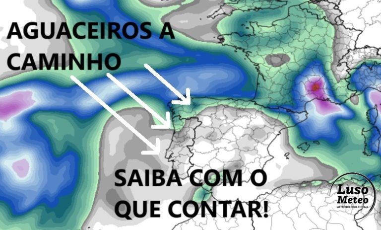 Os aguaceiros estão de regresso a Portugal no final do dia deste sábado 8 de fevereiro, e podem ficar uns dias - saiba em que regiões são esperados!