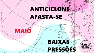 Tempo - Fim de Abril pode trazer tempo (bem) instável novamente - Sol vem, sol vai...