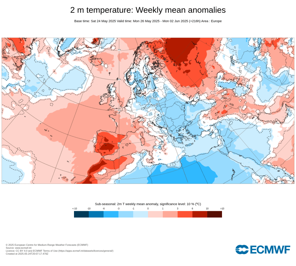 Tempo quente, com 40ºC em Maio, poeiras e noites tropicais - primeira onda de calor do ano - Tempo esta semana, 26 de maio a 1 de junho Temperaturas muito acima da média em Portugal esta semana