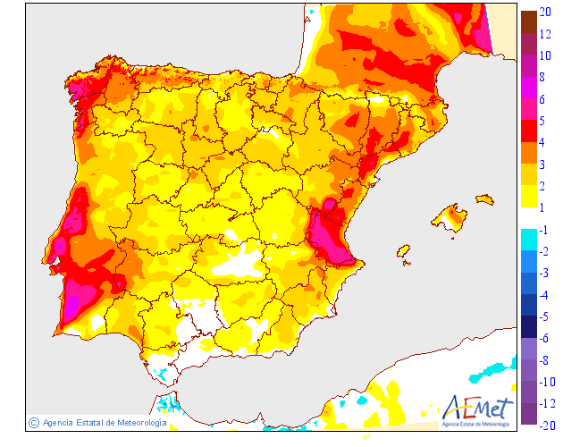 Tempo na quarta, 28 de maio - temperaturas aproximam-se dos 40ºC no dia mais quente do ano até agora... mas há ainda mais calor a caminho Subida das temperaturas na quarta em todo o país