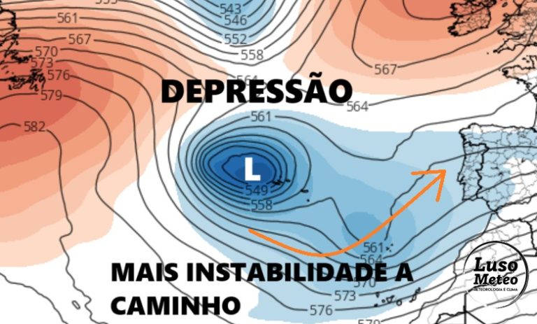 Tempo na quarta, 7 de maio de 2025 - Mais uma depressão em aproximação - e irá afetar Portugal- saiba a previsão para a sua região!