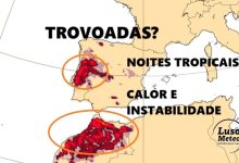 Que calor!... e trovoadas? 25ºC de noite em alguns locais e perto de 40ºC de tarde - Saiba a previsão do tempo na quinta, 29 de maio 2025