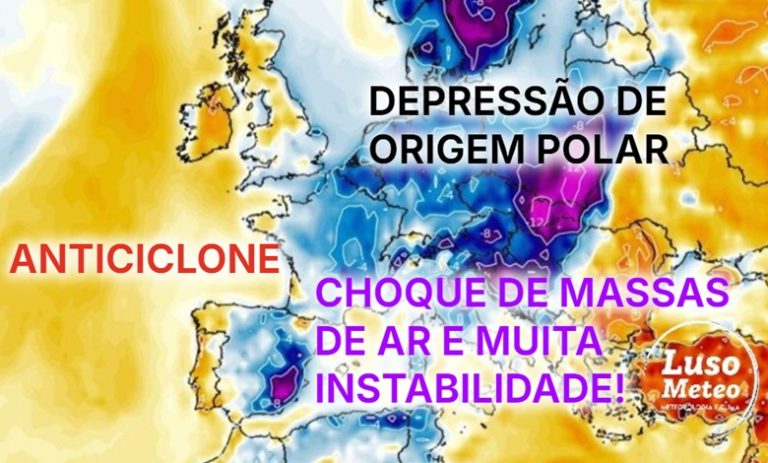 Depressão provoca mau tempo no Sul da Europa esta semana, enquanto ar polar bem frio invade o Norte – tempo bastante diverso no Continente, veja as últimas previsões Depressão provoca mau tempo no Sul da Europa esta semana, enquanto ar polar bem frio invade o Norte - tempo bastante diverso no Continente, veja as últimas previsões