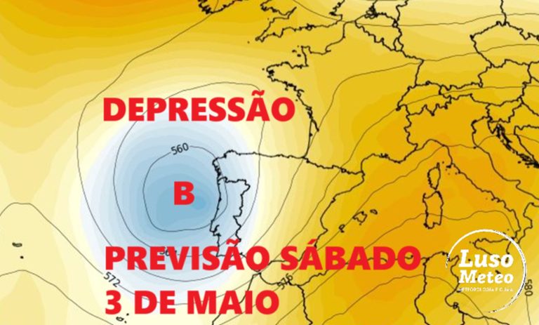 Tempo no sábado, 3 de maio de 2025 - Avisos por chuva e trovoada - podem afetar mais Lisboa, Leiria, Coimbra e Castelo Branco - saiba a previsão completa!