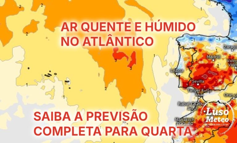 Calor em algumas regiões, mas nuvens e vento noutras – saiba como estará o tempo na quarta, 21 de maio 2025 Calor em algumas regiões, mas nuvens e vento noutras - saiba como estará o tempo na quarta, 21 de maio 2025