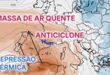 Tempo na quarta, 28 de maio - temperaturas aproximam-se dos 40ºC no dia mais quente do ano até agora... mas há ainda mais calor a caminho