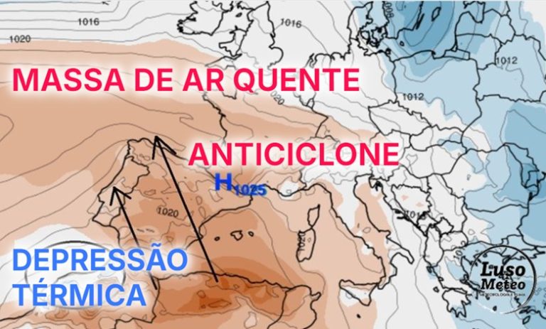 Tempo na quarta, 28 de maio - temperaturas aproximam-se dos 40ºC no dia mais quente do ano até agora... mas há ainda mais calor a caminho