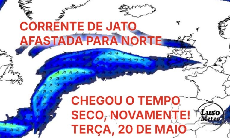 Tempo na terça, 20 de maio - Mudança de tempo - depois da chuva, o Verão começa a instalar-se em Portugal - saiba como estará na sua região!