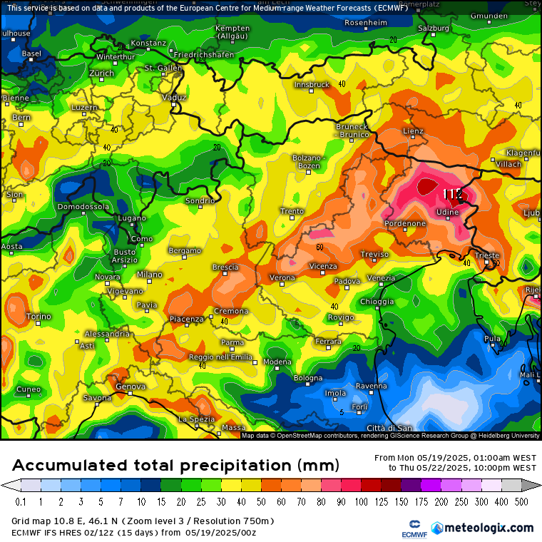 Depressão provoca mau tempo no Sul da Europa esta semana, enquanto ar polar bem frio invade o Norte - tempo bastante diverso no Continente, veja as últimas previsões Muita chuva em Itália e sul da Europa, em geral, nos próximos dias!