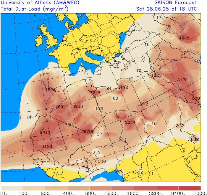 Vem aí calor extremo, com temperaturas que podem chegar aos 45ºC - Calor extremo na reta final de Junho, possível aviso vermelho - saiba as previsões a partir de dia 27... Poeiras previstas em Portugal Continental no fim do mês de Junho
